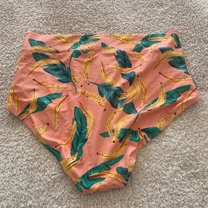 NWOT mott 50 high waisted bikini bottoms large